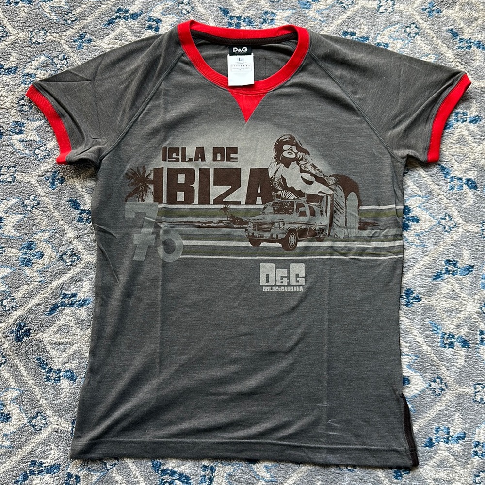D&G by Dolce and Gabbana Ibiza Vintage T-Shirt Limited Edition